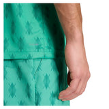 Men's Club Graphic Tennis Tee Semi Court Green,Apparel,Adidas,,,Tennis Express,KD1744-7