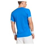 Men's Roland Garros Freelift Pro Tennis Tee Glory Blue-Apparel-Adidas-KD7600_3-Tennis Express