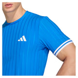 Men's Roland Garros Freelift Pro Tennis Tee Glory Blue-Apparel-Adidas-KD7600_6-Tennis Express