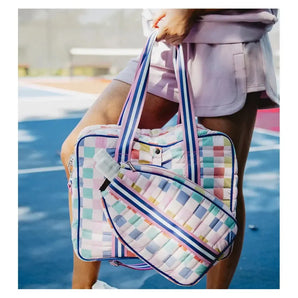 Checker Pickleball Bag Multicolor-Bags-Katydid-KDC-PBB-02-MUL-1-Tennis Express