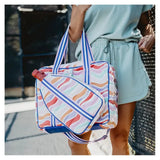 Retro Wave Colors Pickleball Bag Multicolor-Bags-Katydid-KDC-PBB-09-MUL-1-Tennis Express