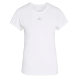 Women's Freelift Tennis Tee White-Apparel-Adidas-KE6181-S26-Tennis Express