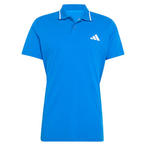 Men's Roland Garros Freelift Pro Tennis Polo Glory Blue-Apparel-Adidas-KE6689_1-Tennis Express