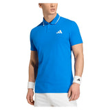 Men's Roland Garros Freelift Pro Tennis Polo Glory Blue-Apparel-Adidas-KE6689_2-Tennis Express