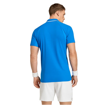 Men's Roland Garros Freelift Pro Tennis Polo Glory Blue-Apparel-Adidas-KE6689_3-Tennis Express