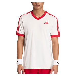 Men's Heritage Tennis Tee Core White-Apparel-Adidas-KE6719_1-Tennis Express