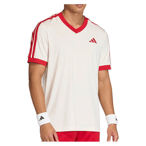 Men's Heritage Tennis Tee Core White-Apparel-Adidas-KE6719_3-Tennis Express