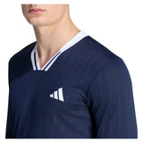 Men's Roland Garros Longsleeve WOW Tennis Top Legend Ink-Apparel-Adidas-KE8971_4-Tennis Express