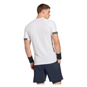 Men's Roland Garros Freelift Pro Tennis Tee White-Apparel-Adidas-KE8972_3-Tennis Express
