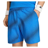 Men's Club 9 Inch Graphic Tennis Short Glory Blue-Apparel-Adidas-KE9312-3-Tennis Express