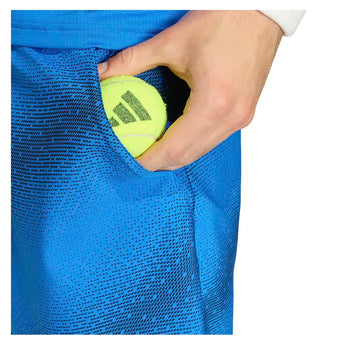 Men's Club 9 Inch Graphic Tennis Short Glory Blue-Apparel-Adidas-KE9312-6-Tennis Express
