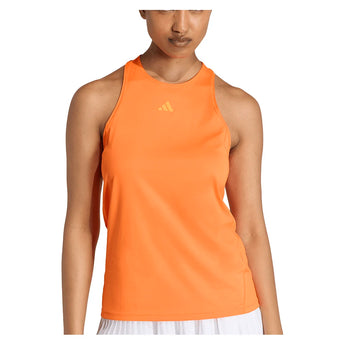Women's Club Tennis Tank Pure Orange-Apparel-Adidas-KF0917-S26-1-Tennis Express