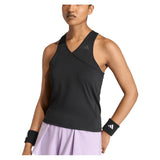 Women's Club V Tennis Tank Black-Apparel-Adidas-KF0968_2-Tennis Express