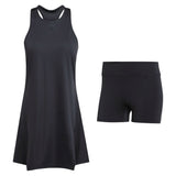 Women's Club Tennis Dress Black-Apparel-Adidas-KF0972-S26-1-2-[Sku]-Tennis Express