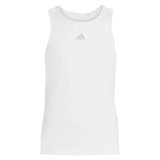 Girls' Club Tennis Tank White-Apparel-Adidas-KF0982-S26-Tennis Express