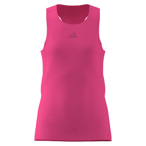 Girls' Club Tennis Tank Lucid Pink-Apparel-Adidas-KF0984-S26-1-Tennis Express