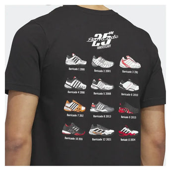 Men's Barricade Tennis T-Shirt Black-Apparel-Adidas-KF1767-H25-3-Tennis Express