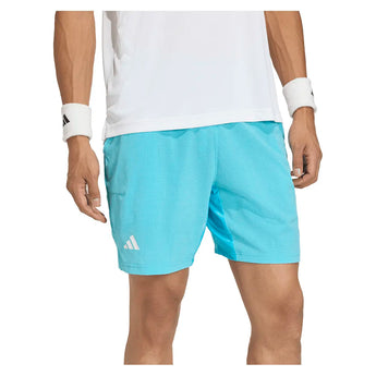 Men's Ergo 7 Inch Tennis Shorts Signal Cyan-Apparel-Adidas-KF4699-3-Tennis Express