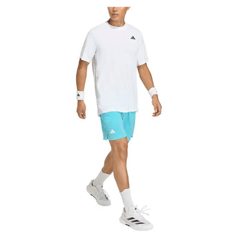 Men's Ergo 7 Inch Tennis Shorts Signal Cyan-Apparel-Adidas-KF4699-5-Tennis Express