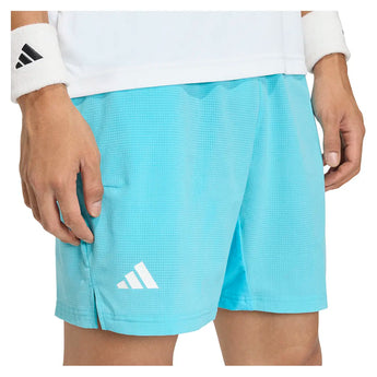 Men's Ergo 7 Inch Tennis Shorts Signal Cyan-Apparel-Adidas-KF4699-6-Tennis Express