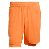 Men's Melbourne Tennis Short Set Pure Orange-Apparel-Adidas-KF4707-S26-1-676261Tennis Express