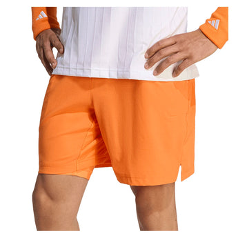 Men's Melbourne Tennis Short Set Pure Orange-Apparel-Adidas-KF4707-S26-3-Tennis Express