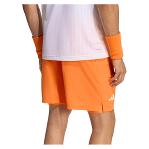Men's Melbourne Tennis Short Set Pure Orange-Apparel-Adidas-KF4707-S26-4-Tennis Express