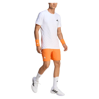 Men's Melbourne Tennis Short Set Pure Orange-Apparel-Adidas-KF4707-S26-5-Tennis Express