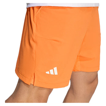 Men's Melbourne Tennis Short Set Pure Orange-Apparel-Adidas-KF4707-S26-6-Tennis Express