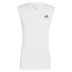 Men's London Sleeveless Tennis Tank White,Apparel,Adidas,White,XS,Tennis Express,KF5006-1
