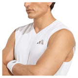 Men's London Sleeveless Tennis Tank White,Apparel,Adidas,,,Tennis Express,KF5006-6