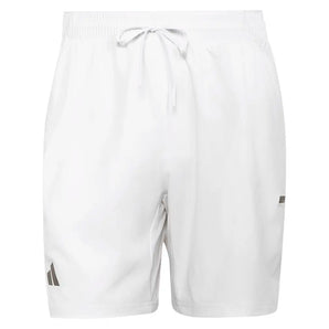Men's London 7 Inch Tennis Short and Tight Set White,Apparel,Adidas,White,XS,Tennis Express,KF5008-1