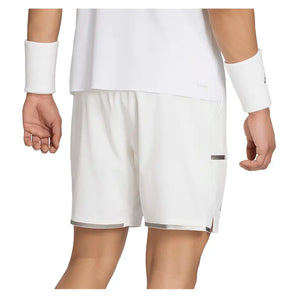 Men's London 7 Inch Tennis Short and Tight Set White,Apparel,Adidas,,,Tennis Express,KF5008-4