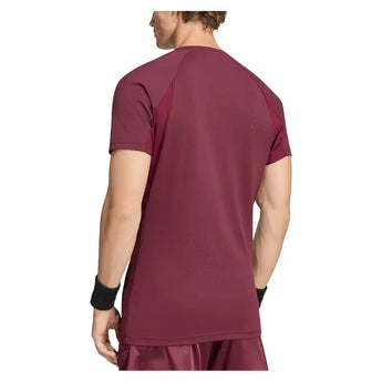 Men's New York Freelift Pro Tennis Tee Maroon,Apparel,Adidas,,,Tennis Express,KF7389-4