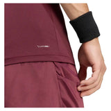 Men's New York Freelift Pro Tennis Tee Maroon,Apparel,Adidas,,,Tennis Express,KF7389-7