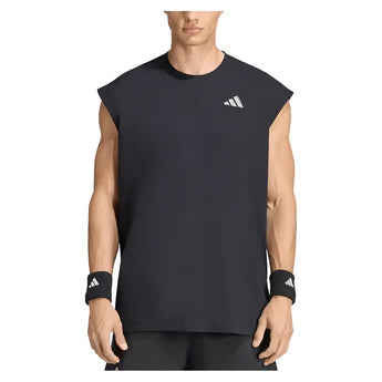 Men's New York Oversized Sleeveless Tennis Top Black,Apparel,Adidas,,,Tennis Express,KF7395-3