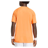 Men's Club 3 Stripe Tennis Tee Pure Orange-Apparel-Adidas-KG0242-S26-4-Tennis Express