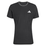 Men's Melbourne Freelift Pro Tennis Tee Black-Apparel-Adidas-KG6053-S26-1-676249Tennis Express