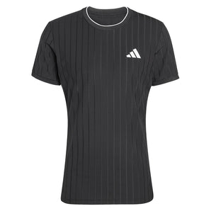 Men's Melbourne Freelift Pro Tennis Tee Black-Apparel-Adidas-KG6053-S26-1-676249Tennis Express