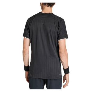 Men's Melbourne Freelift Pro Tennis Tee Black-Apparel-Adidas-KG6053-S26-4-Tennis Express