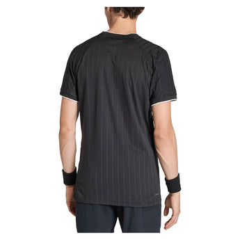 Men's Melbourne Freelift Pro Tennis Tee Black-Apparel-Adidas-KG6053-S26-4-Tennis Express