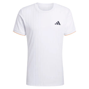 Men's Melbourne Freelift Pro Tennis Tee White-Apparel-Adidas-KG6054-S26-1-676243Tennis Express