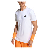 Men's Melbourne Freelift Pro Tennis Tee White-Apparel-Adidas-KG6054-S26-3-Tennis Express