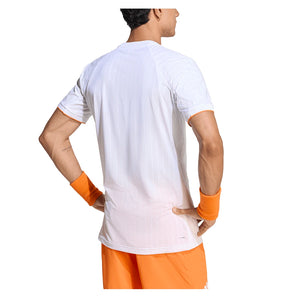 Men's Melbourne Freelift Pro Tennis Tee White-Apparel-Adidas-KG6054-S26-4-Tennis Express