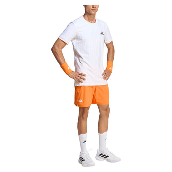 Men's Melbourne Freelift Pro Tennis Tee White-Apparel-Adidas-KG6054-S26-5-Tennis Express
