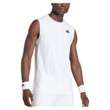 Men's Melbourne Pro Tennis Tank White-Apparel-Adidas-KG6055-S26-3-Tennis Express