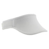 LIL Stretch Kids Tennis Visor-Apparel-Lucky In Love-KH002-wht-1-Tennis Express