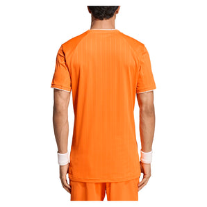 Men's Melbourne Freelift Pro Tennis Crew Pure Orange-Apparel-Adidas-KH0442-S26-4-Tennis Express