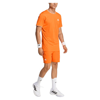 Men's Melbourne Freelift Pro Tennis Crew Pure Orange-Apparel-Adidas-KH0442-S26-5-Tennis Express