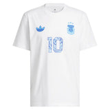 Men's Messi Name & Number Graphic Tee White,Apparel,Adidas,White,XS,Tennis Express,KH3398-F26-1